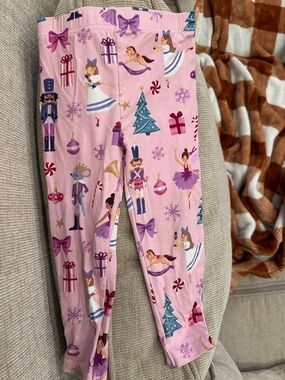 Little Sleepies Pink Nutcracker & Ballerina Leggings